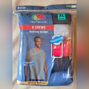 Mens Fruit Of The Loom T Shirt 6 Pack